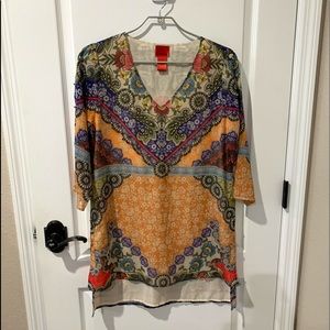 V Cristina Bohemian Style Embellished Coverup